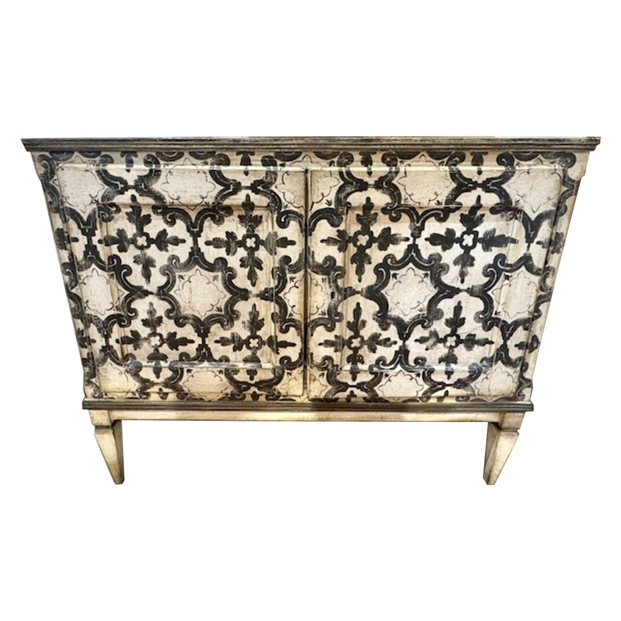 Italian Handed Painted Buffet For Sale