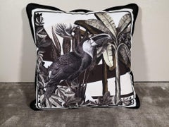 Italienisches handgefertigtes Kissen im zeitgenössischen Stil, „Black and Wild“ Kollektion, 2 von 4