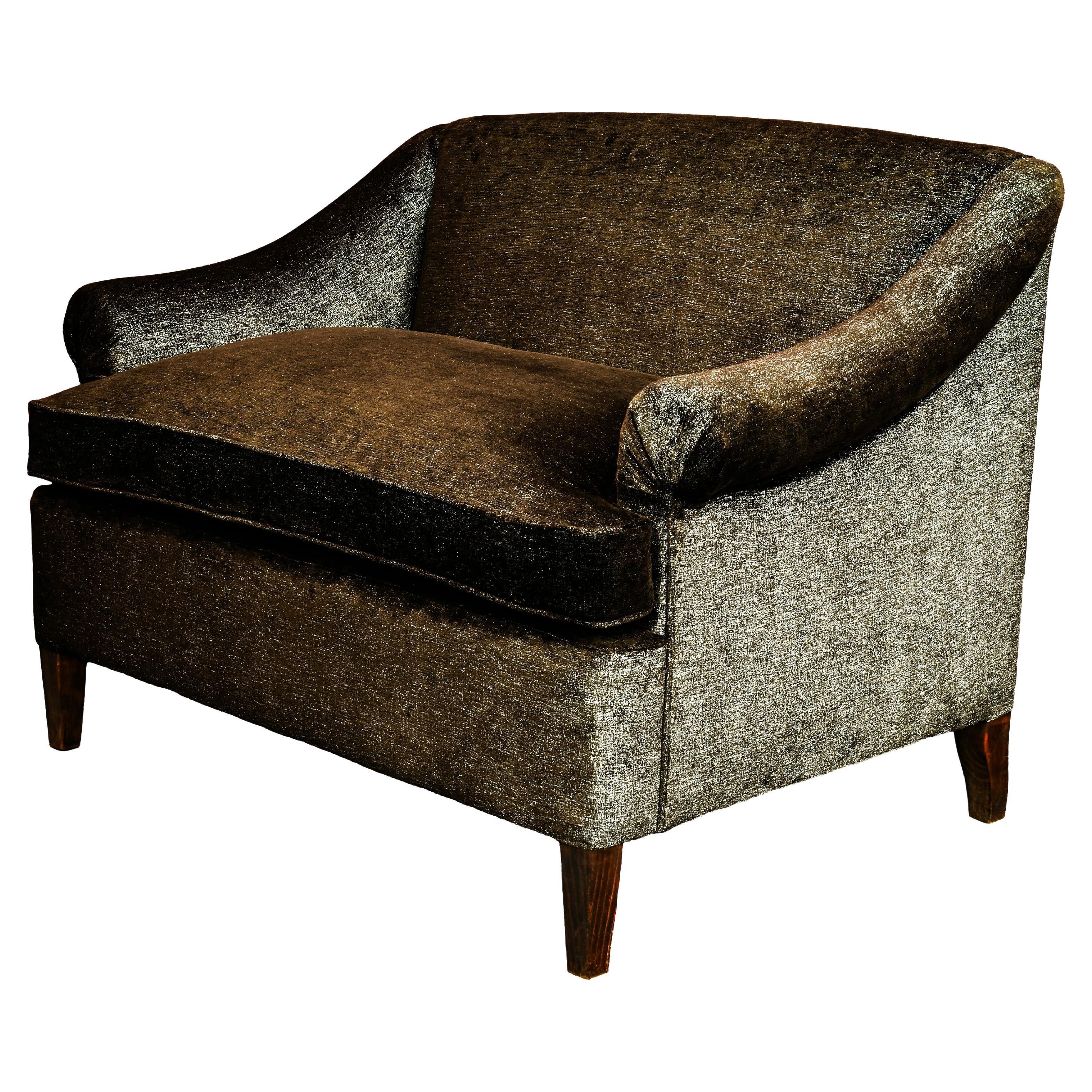 Italian Handmade Down Filled Loveseat For Sale
