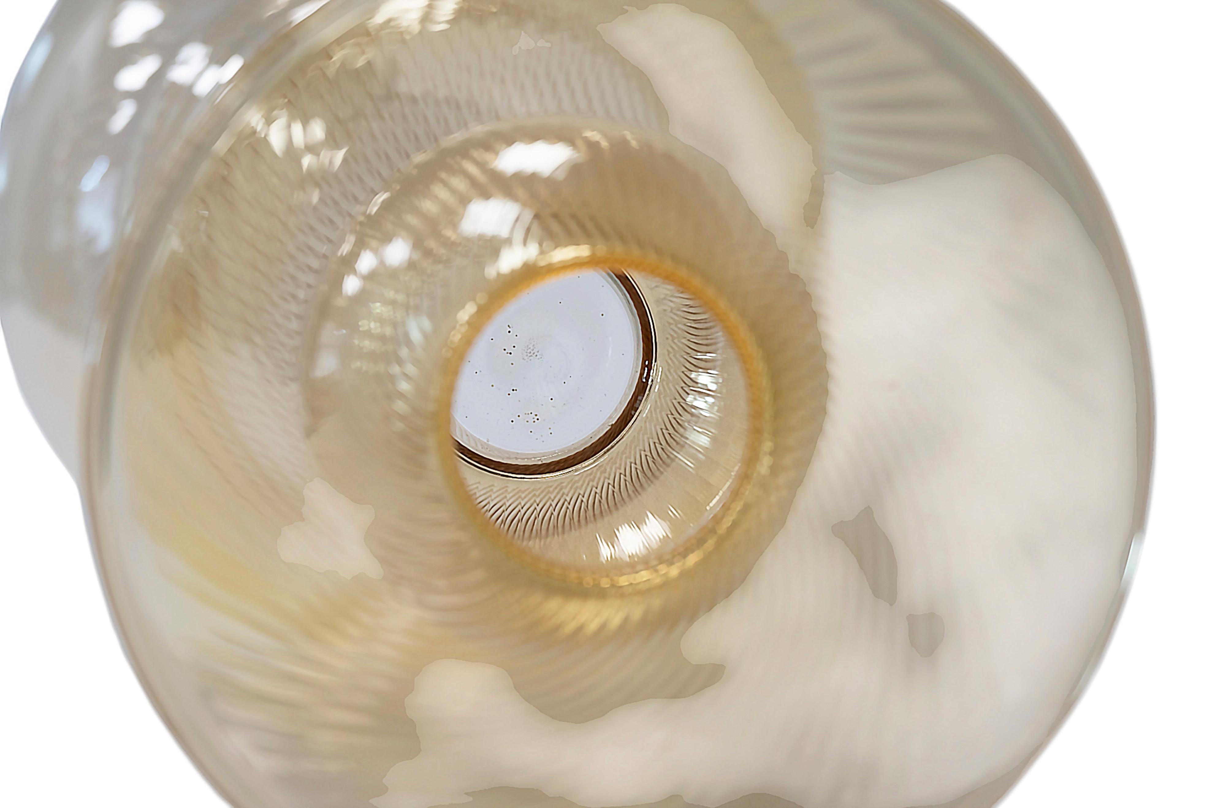 Vaso di vetro italiano fatto a mano In condizioni buone in vendita a Vilnius, LT