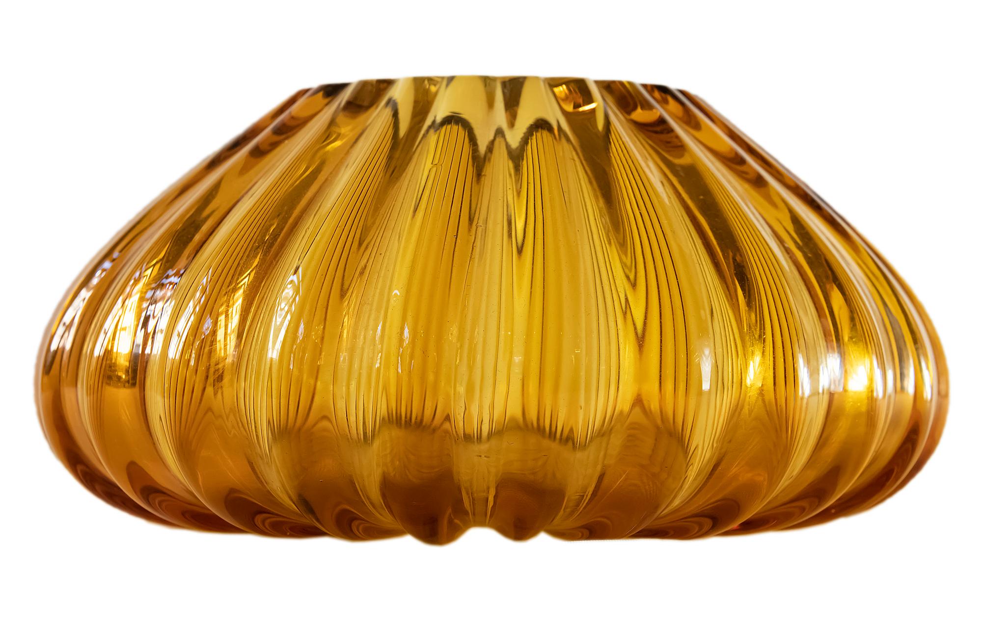 Hand-Crafted Italian Handmade Murano Glass Vase