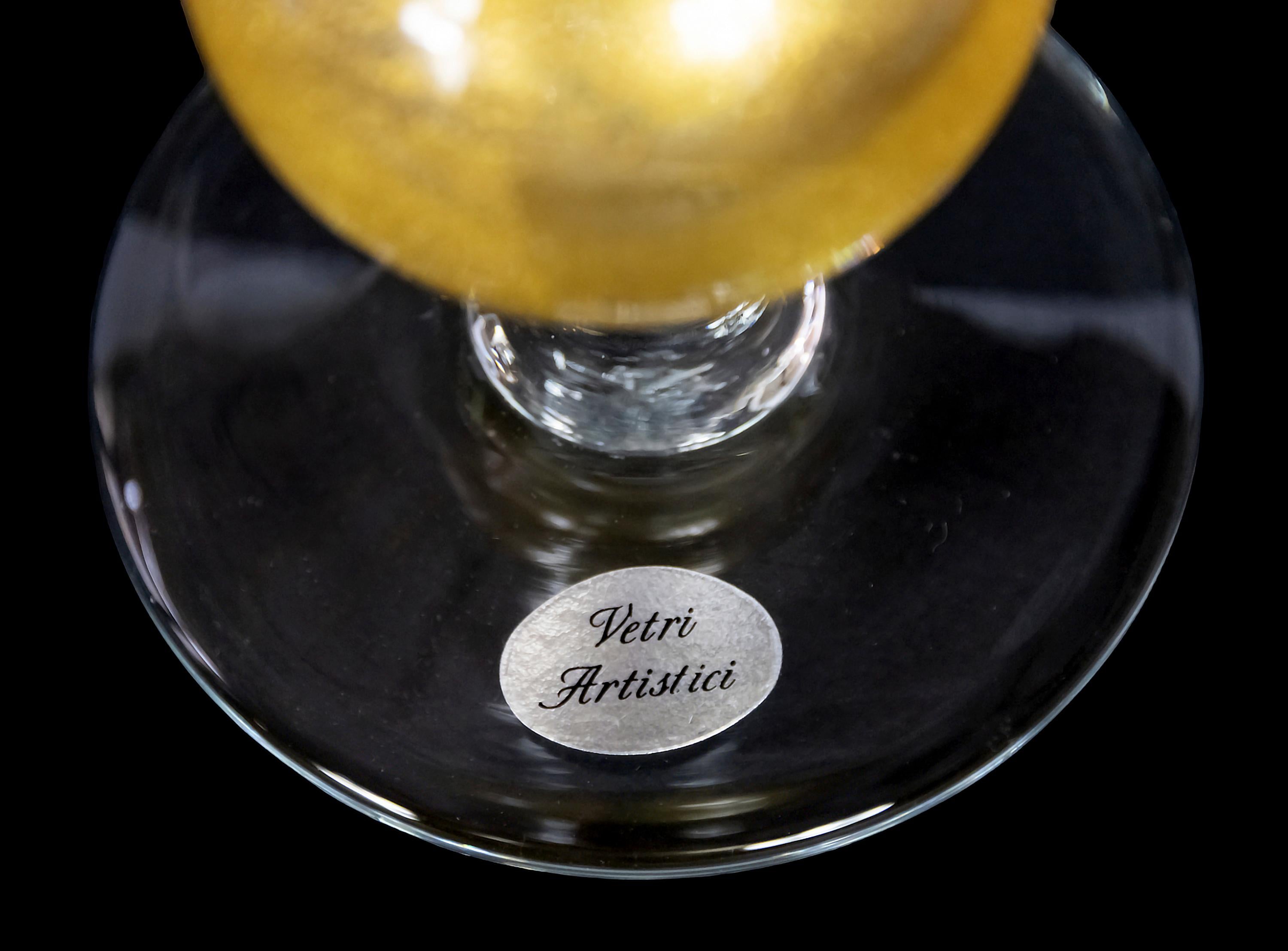 Vaso in vetro di Murano fatto a mano In condizioni ottime a Vilnius, LT