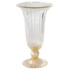Italian Handmade Murano Glass Vase Signed Alberto Dona Murano