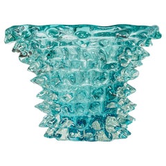 Italian Handmade Murano Glass Vase, Signed E. Camozzo