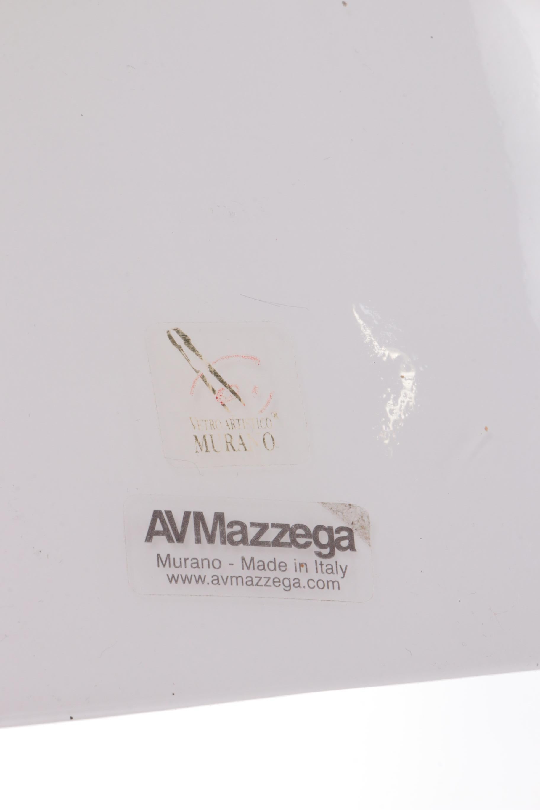 Italian Hanging Lamp Murano Glass Made by AvMazzega, 1990, Italy For Sale 5
