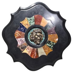 Italian Hardstone and Silver Plaque – Early 19th Century