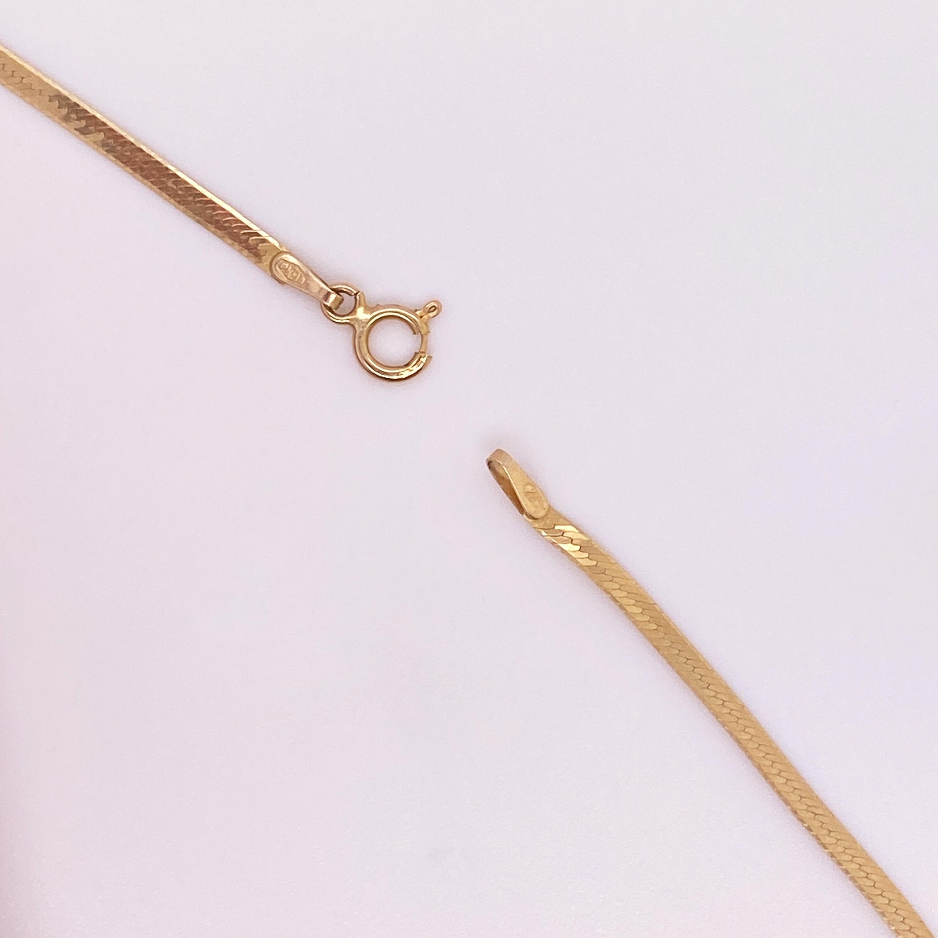 chevron herringbone necklace