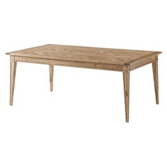 Italian Herringbone Extension Table