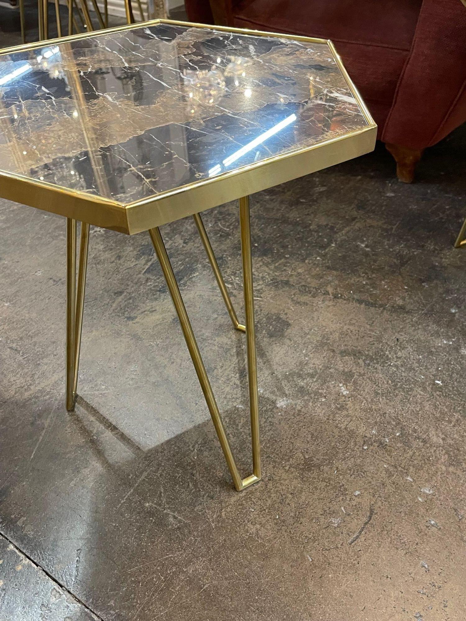 Italian Hex form Table For Sale 1