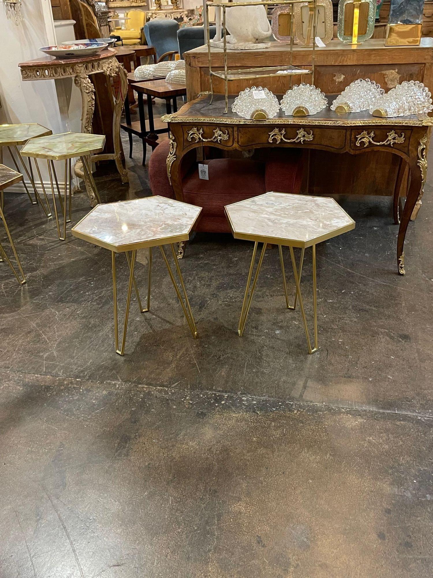 Italian Hex Form Table For Sale 1