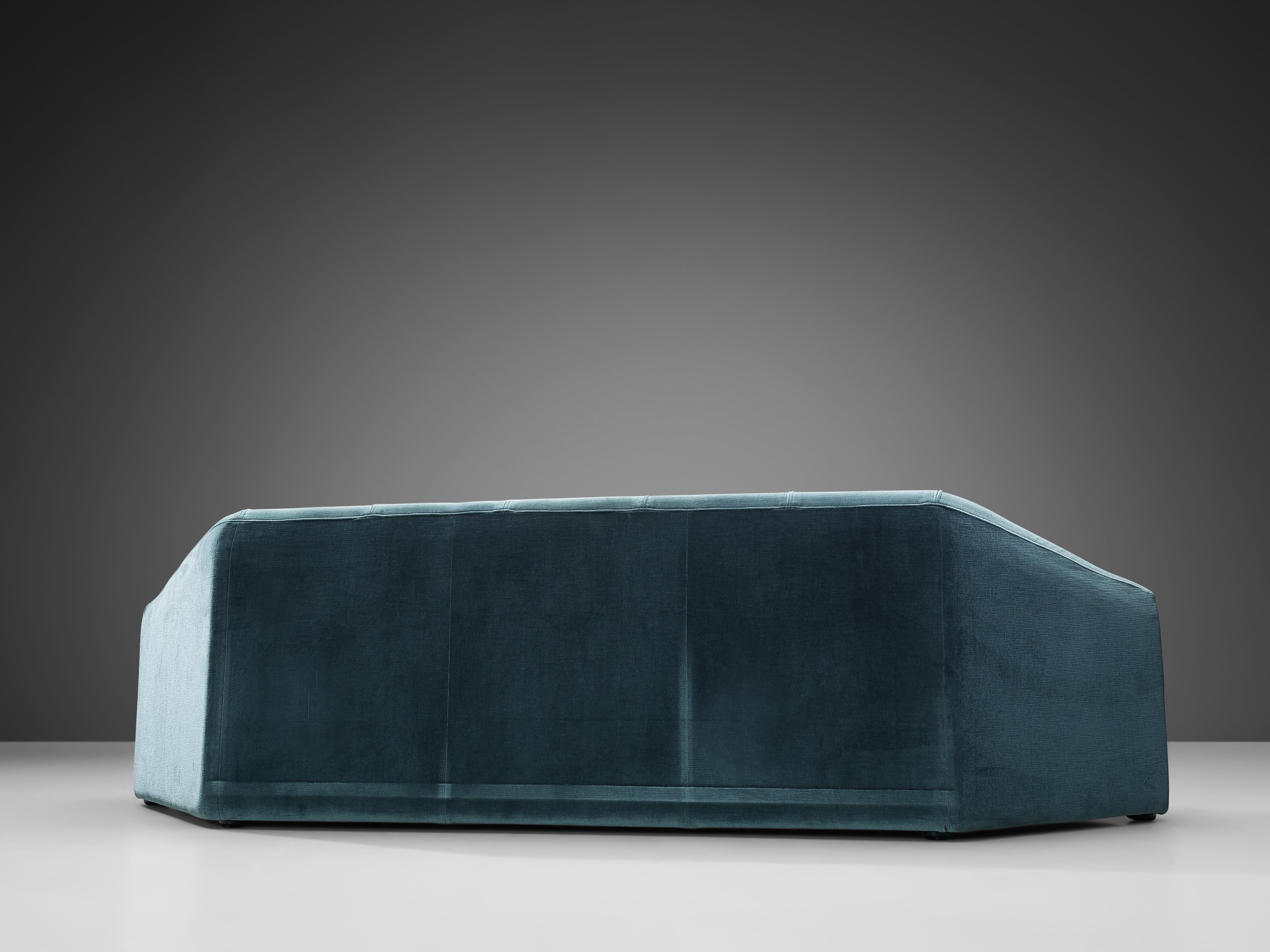 Mid-20th Century Italian Hexagonal Shaped Sofa