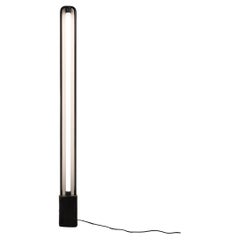 Italian High-Tech Black "Uno" Floor Lamp by Boccato, Gigante 
Zambusi, 1970s