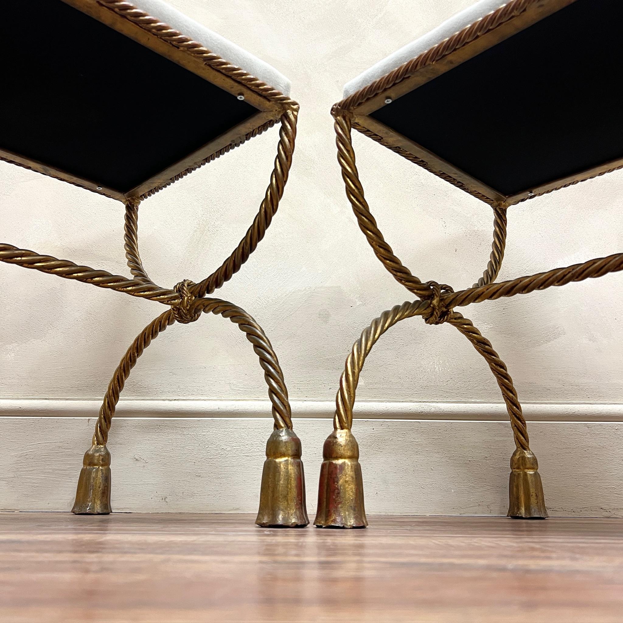 Italian Hollywood Regency Benches c1960 In Good Condition In Southampton, GB