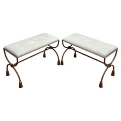 Italian Hollywood Regency Benches c1960