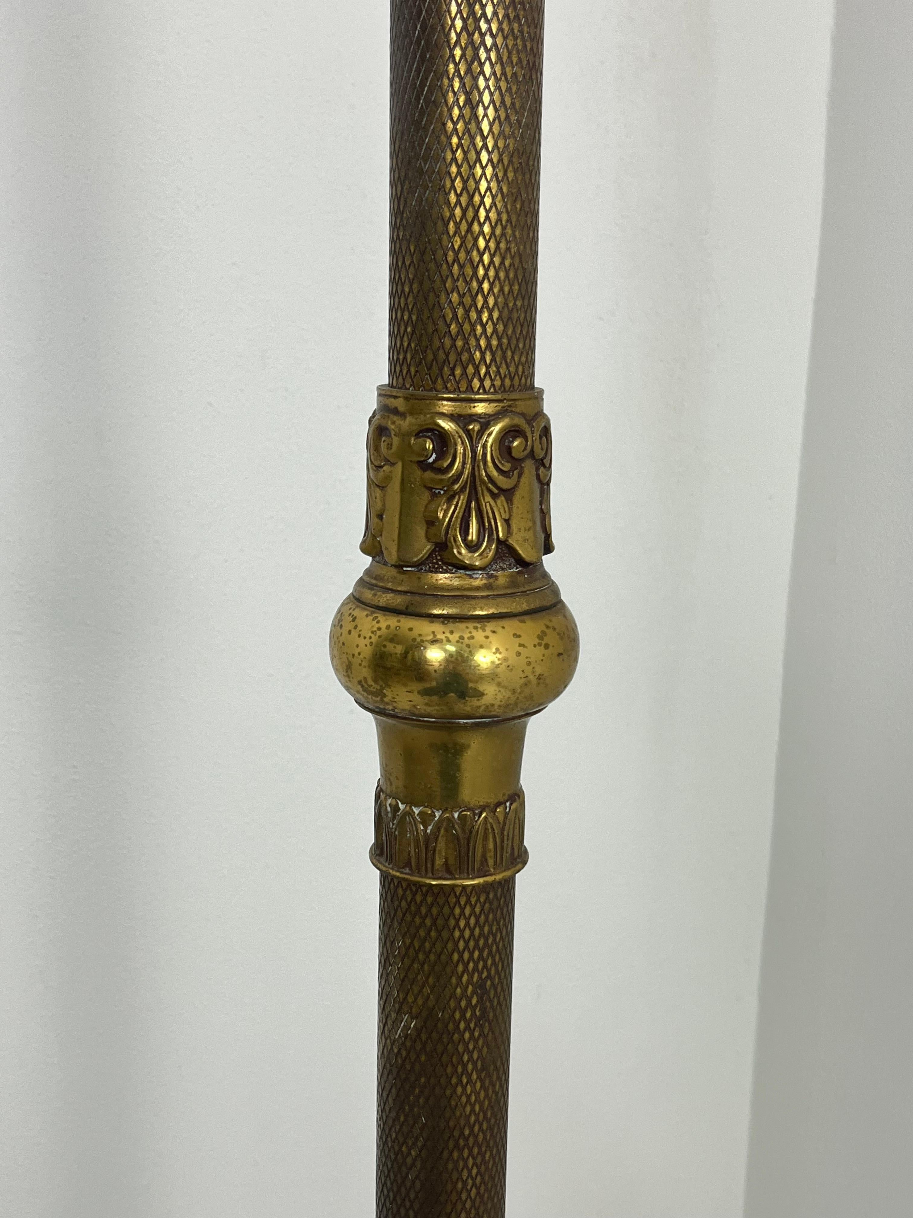 Italienischer Hollywood-Regency-Garderobenständer aus Messing, 1960er Jahre im Angebot 2