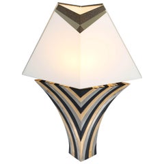 Italian Hollywood Regency Ceramic Table Lamp by Sigma L2, 1970s