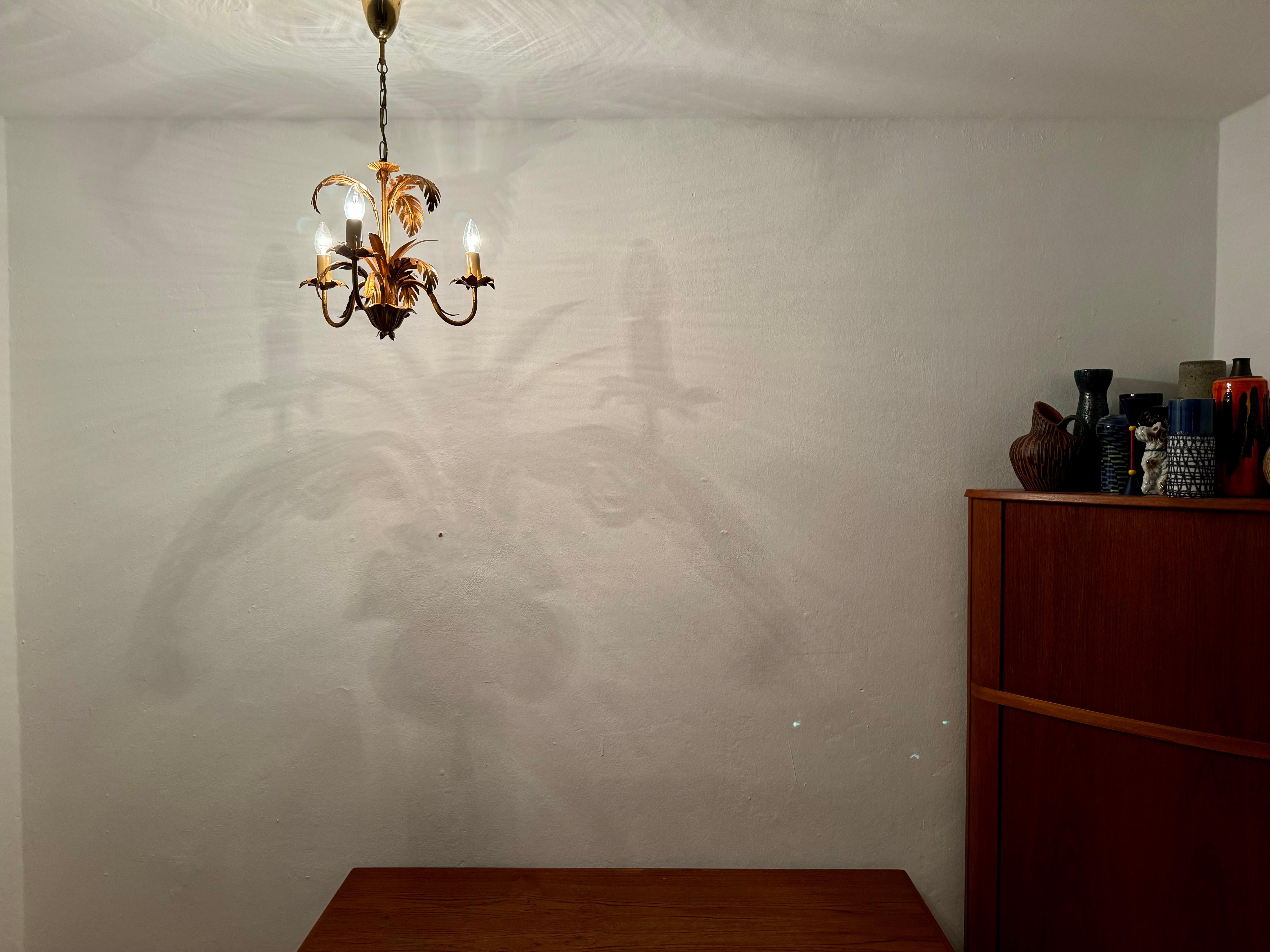 Lampadario italiano Hollywood Regency di Hans Kögl in vendita 4