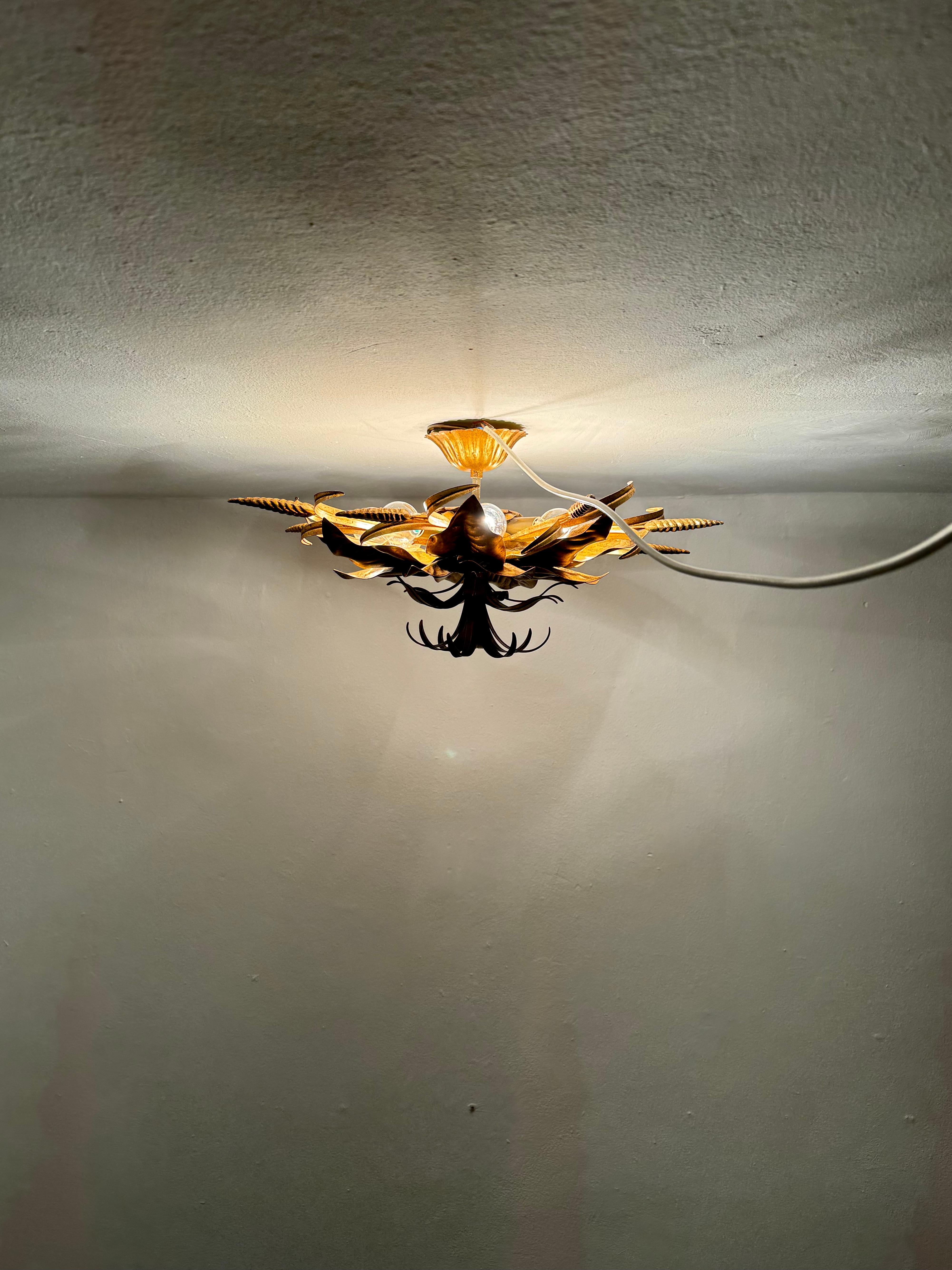 Lampadario italiano Hollywood Regency di Hans Kögl in vendita 6