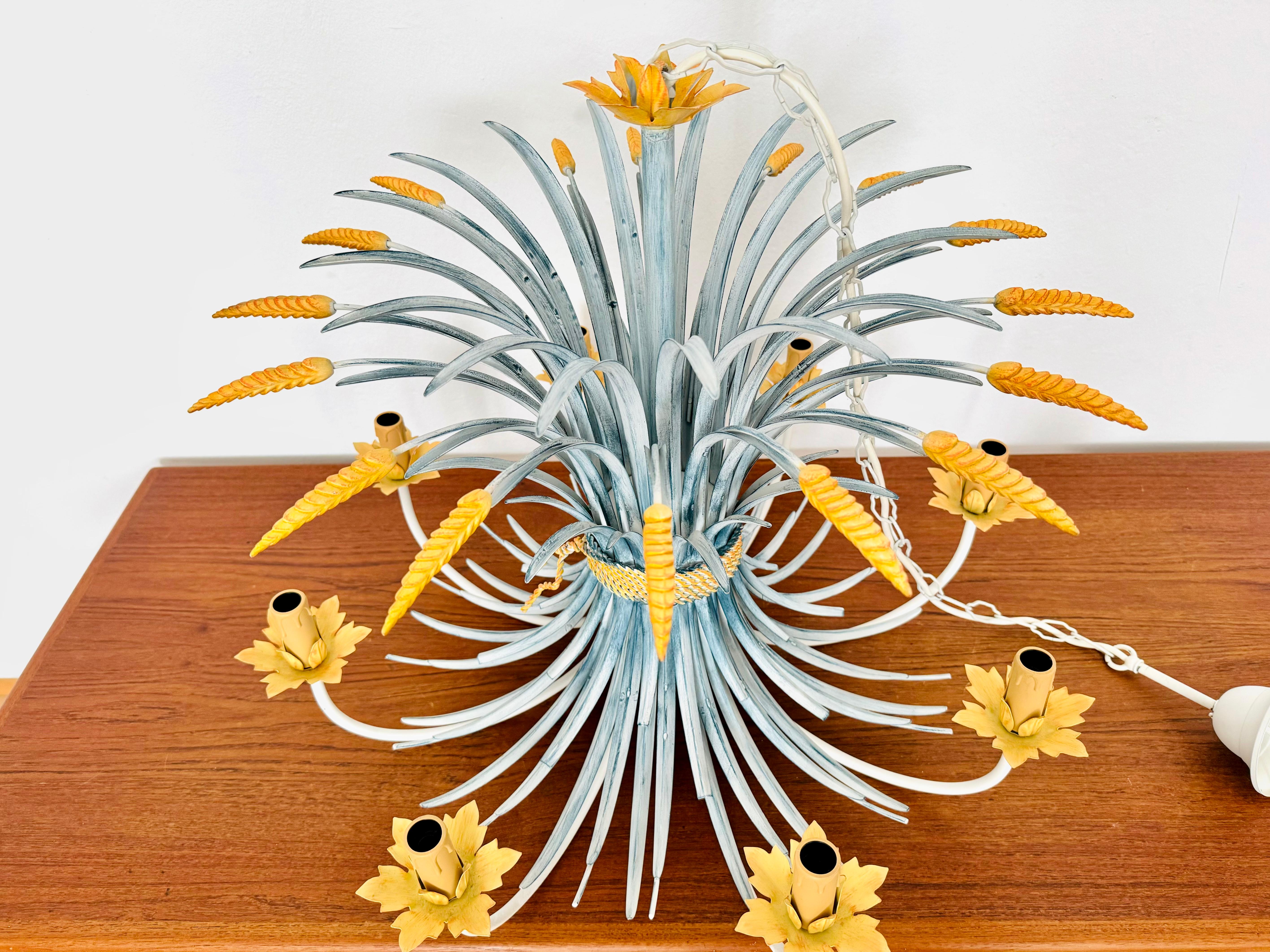 Italian Hollywood Regency Chandelier by Hans Kögl For Sale 8