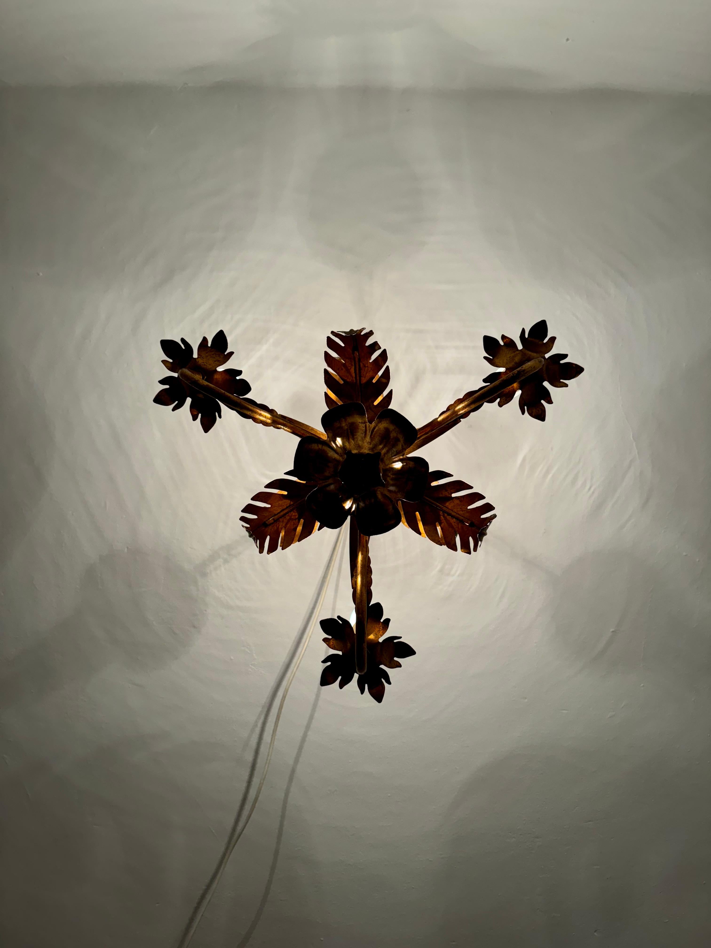 Lampadario italiano Hollywood Regency di Hans Kögl in vendita 7