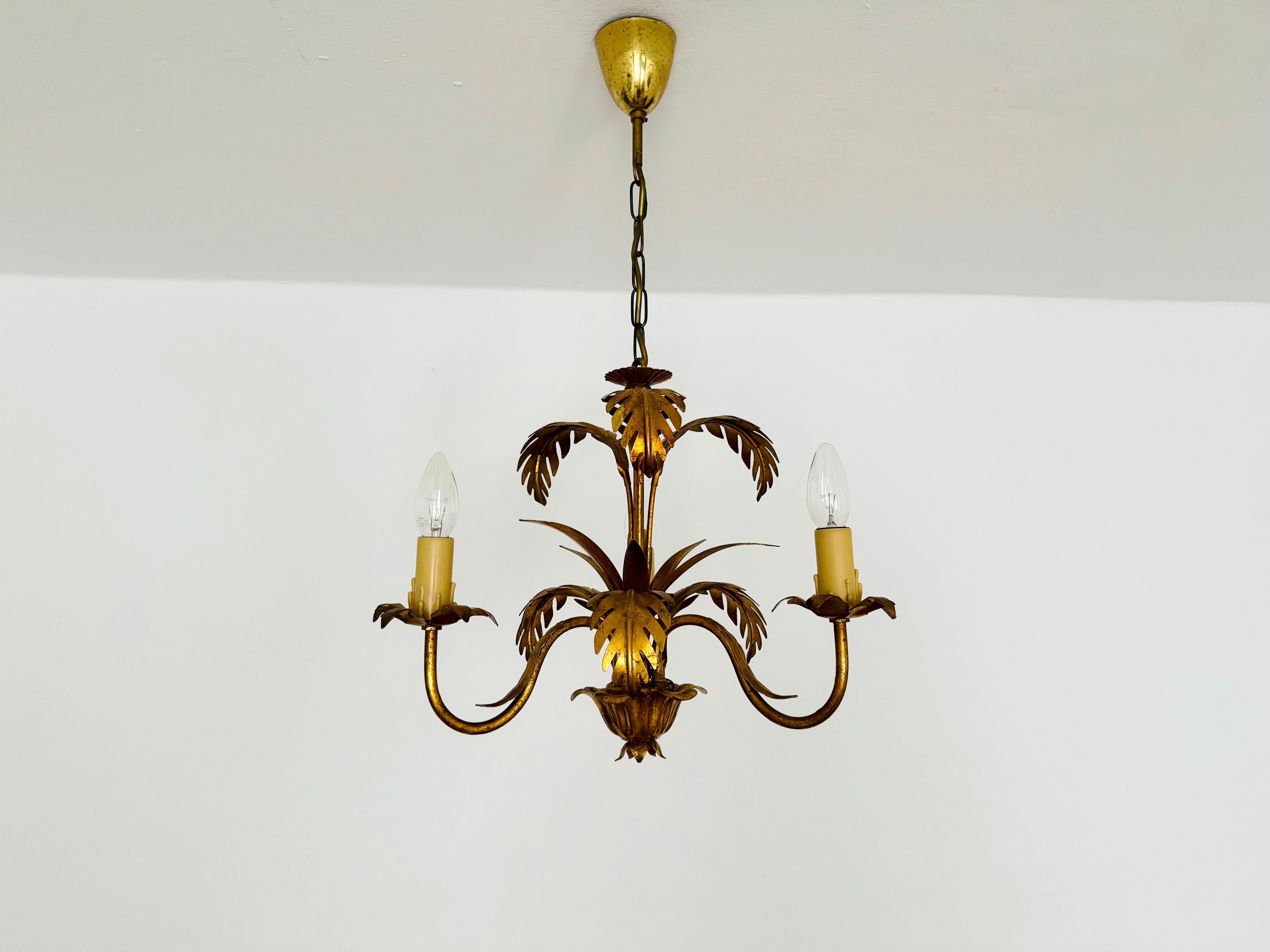 Lampadario italiano Hollywood Regency di Hans Kögl In condizioni buone in vendita a München, DE