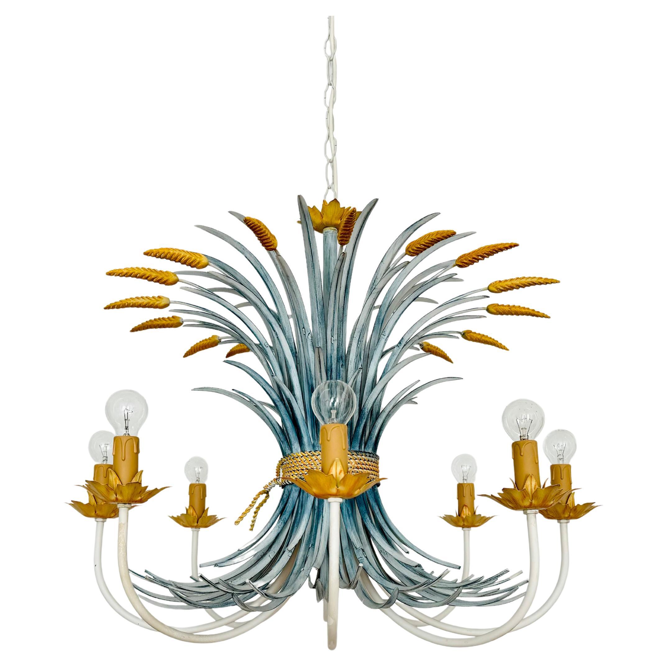 Lampadario italiano Hollywood Regency di Hans Kögl
