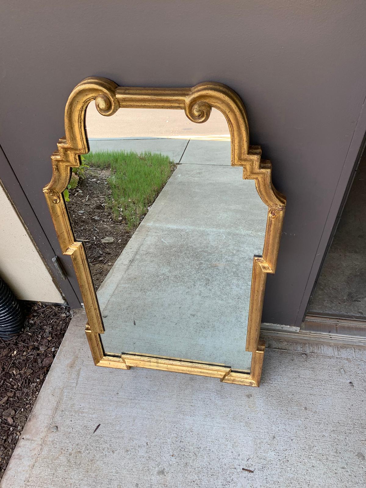 Italian Hollywood Regency Giltwood Mirror Attributed to La Barge, circa 1960s 2