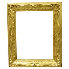 Used Italian Hollywood Regency Gold Giltwood Art Picture Frame, Multiple