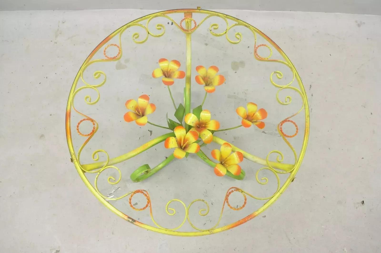 Italienisch Hollywood Regency Orange Gelb 25