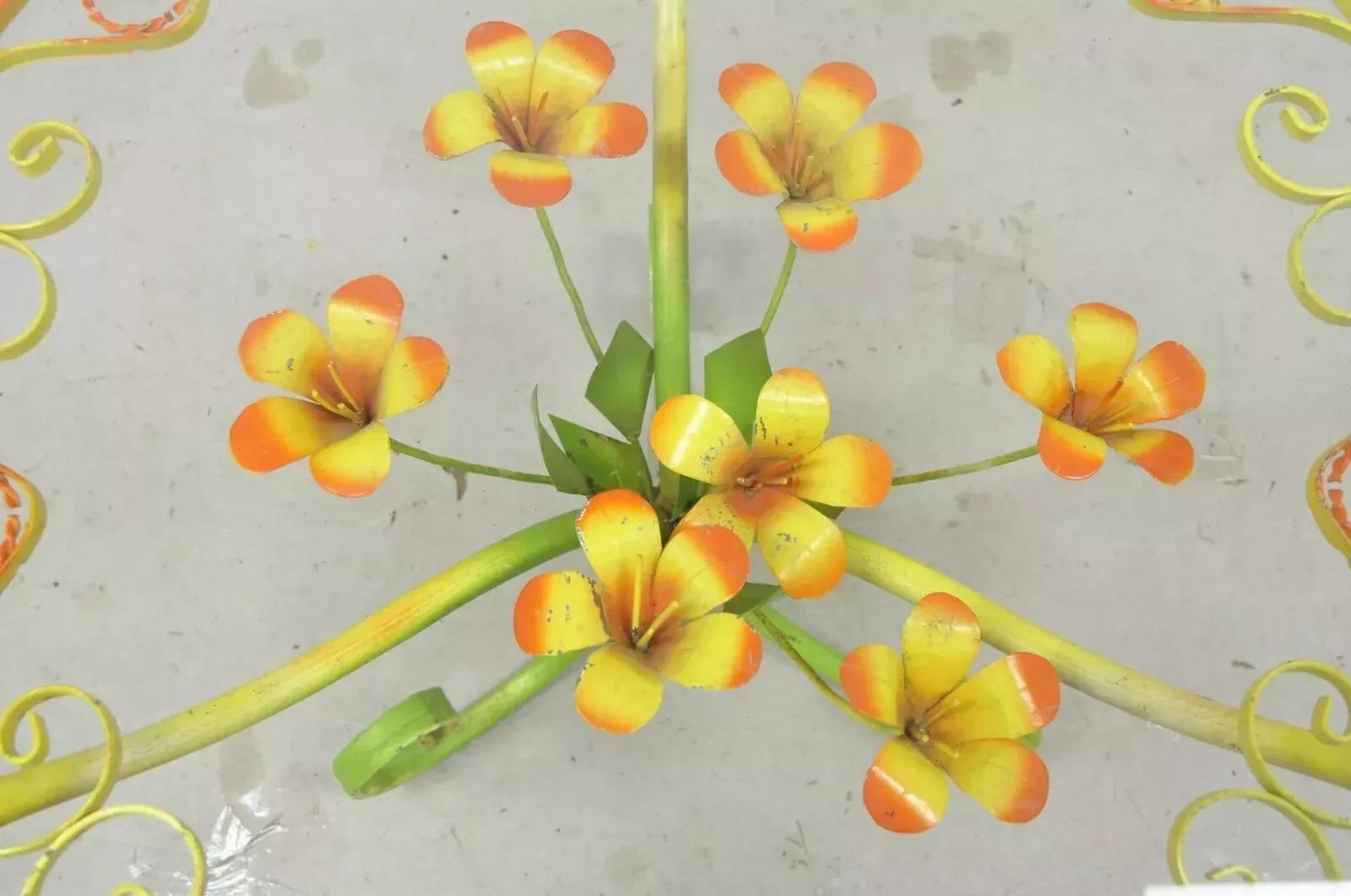 Italienisch Hollywood Regency Orange Gelb 25
