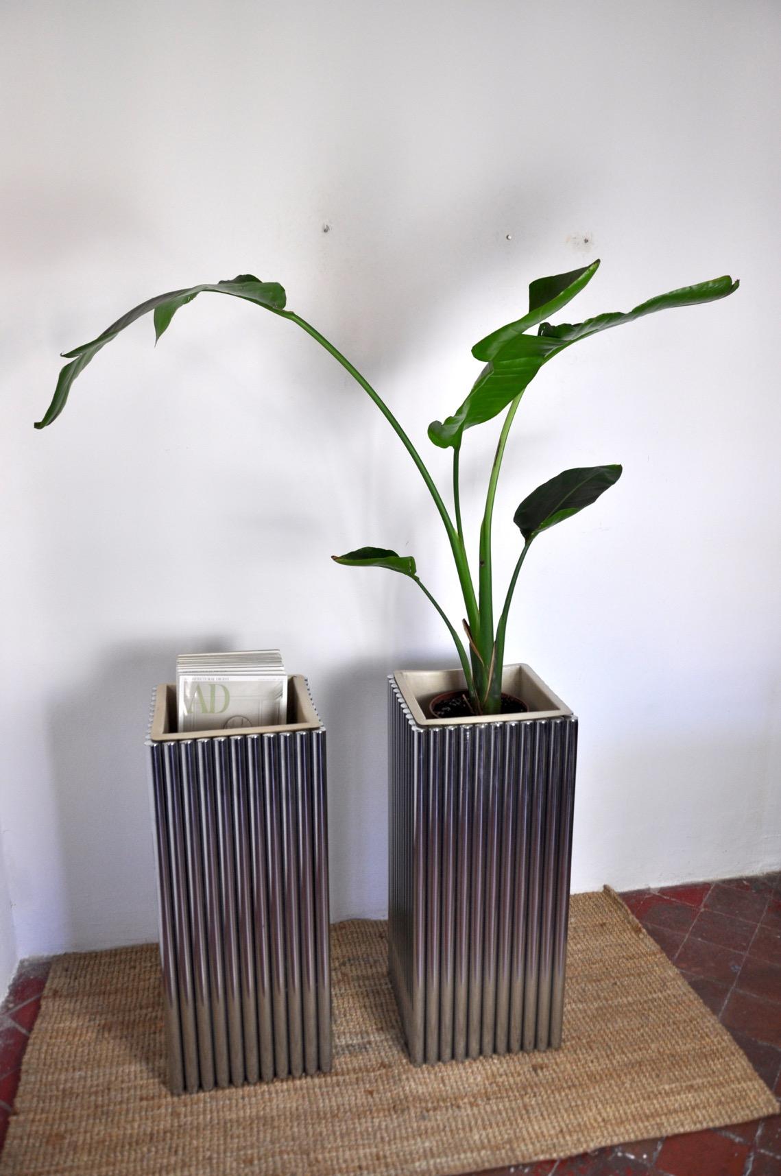 Italian Hollywood Regency Pots, 1970, Set of 2 In Good Condition For Sale In BARCELONA, ES