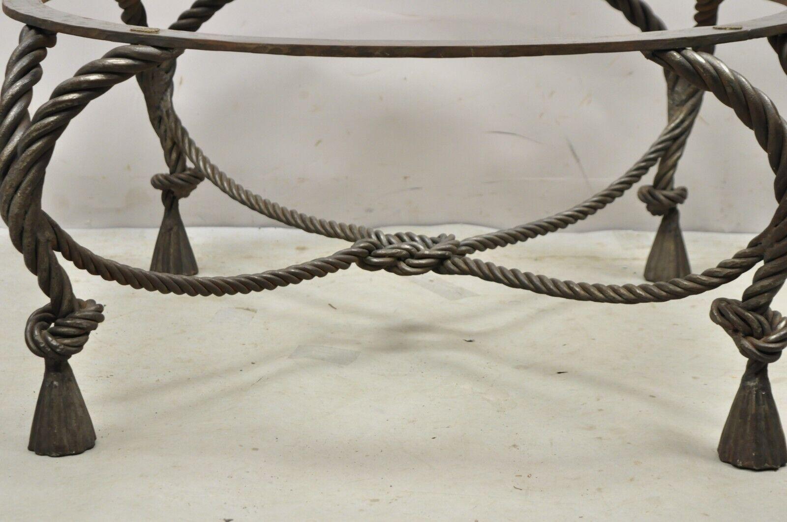round rope coffee table