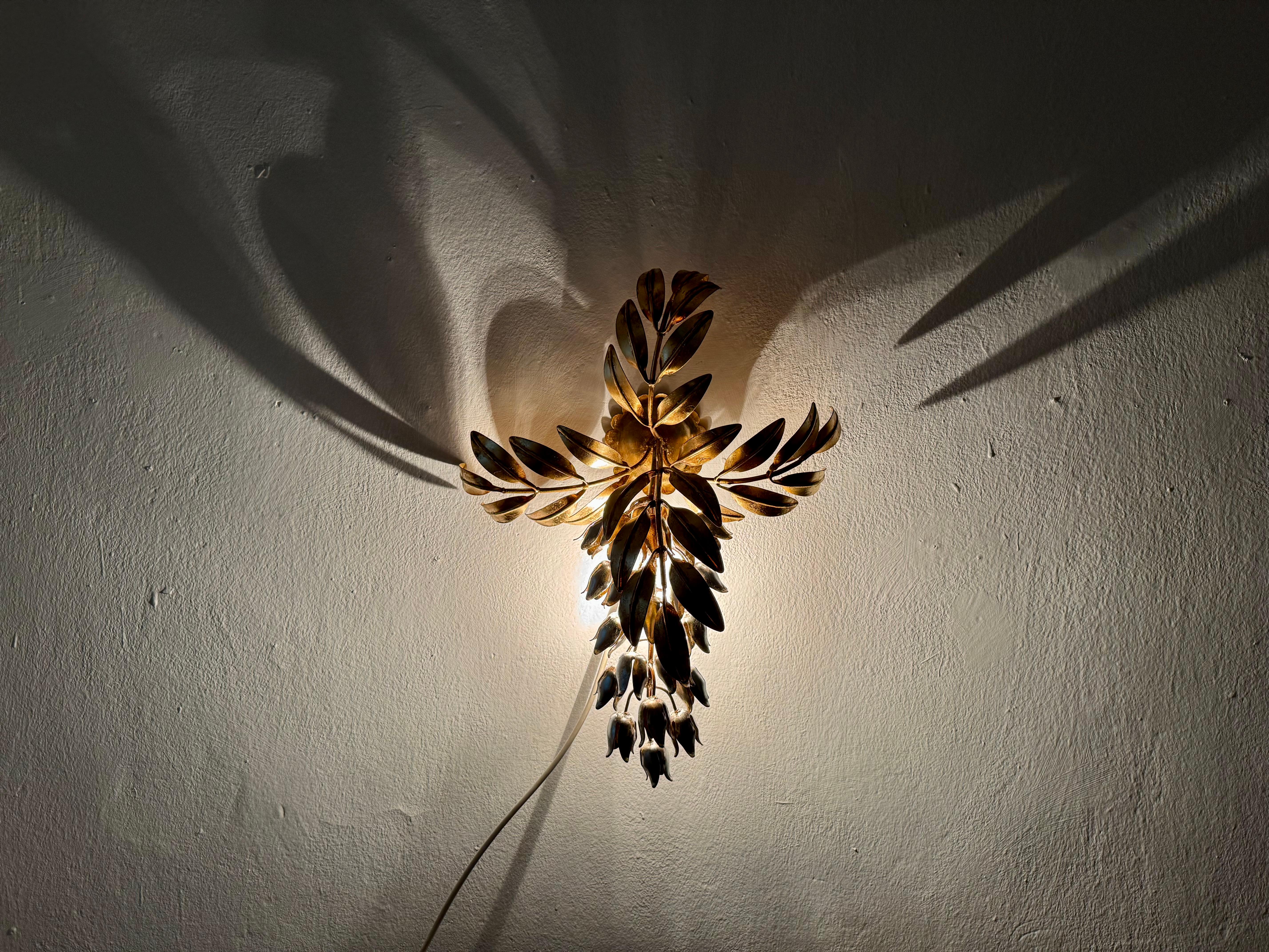 Italian Hollywood Regency Wall Lamp by Hans Kögl For Sale 3