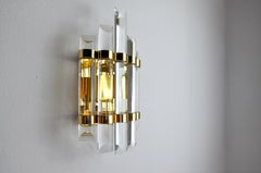 Italian Hollywood Regency Wall Light from Venini, 1970