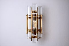 Italian Hollywood Regency Wall Light from Venini, 1970