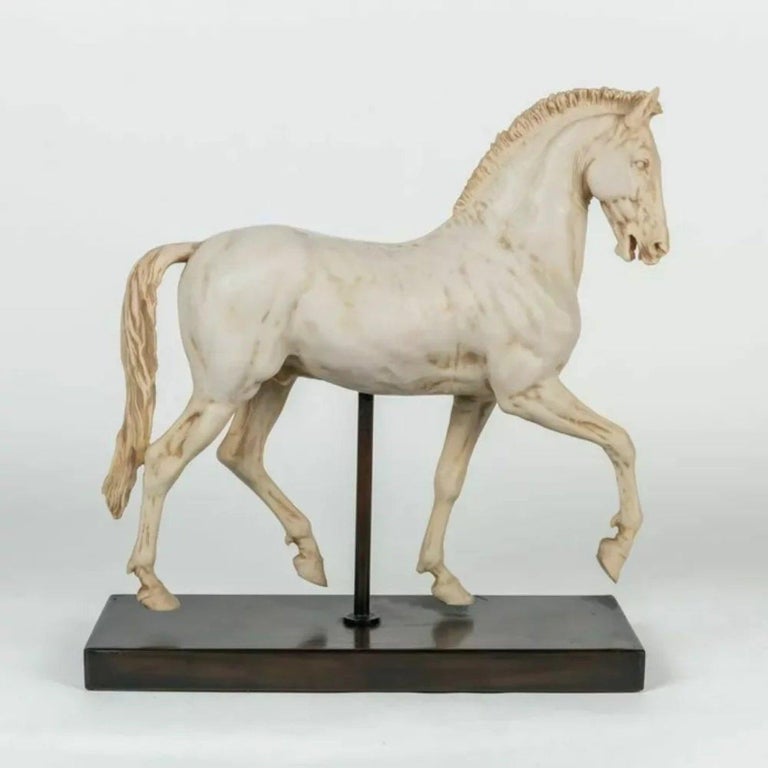 Italian Horse Sculpture 20th Century Plaster at 1stDibs