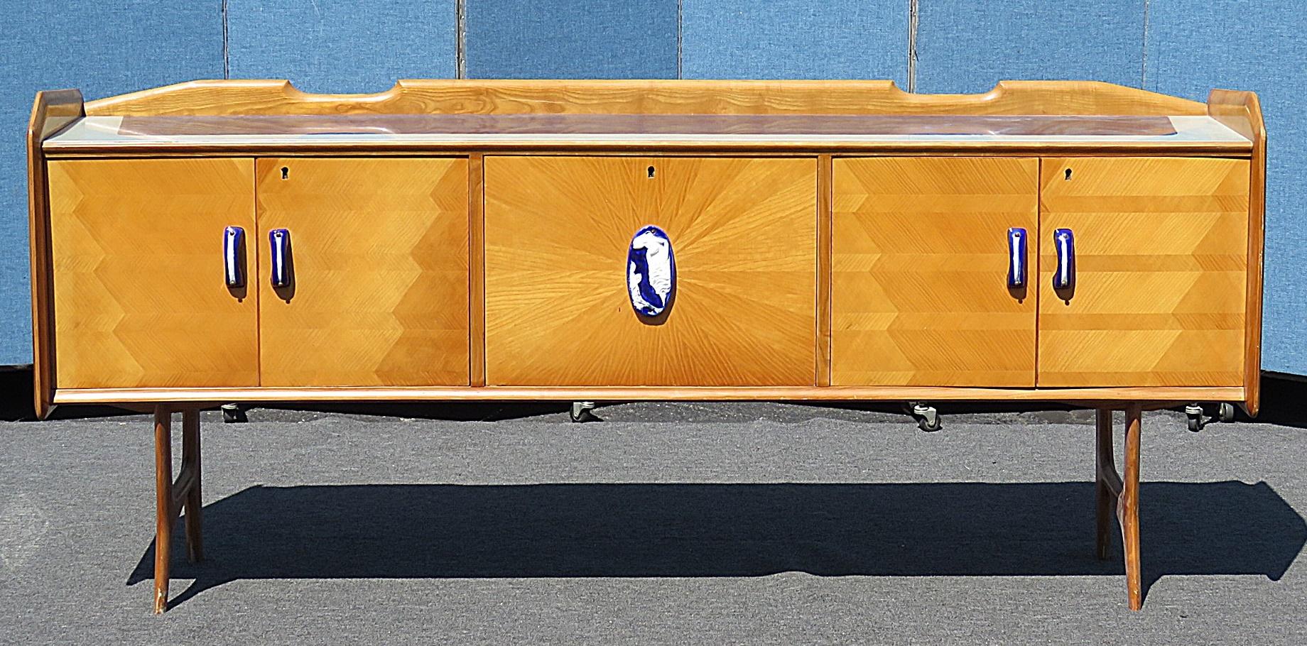 Mid-Century Modern Italian Ico Parisi Style Credenza