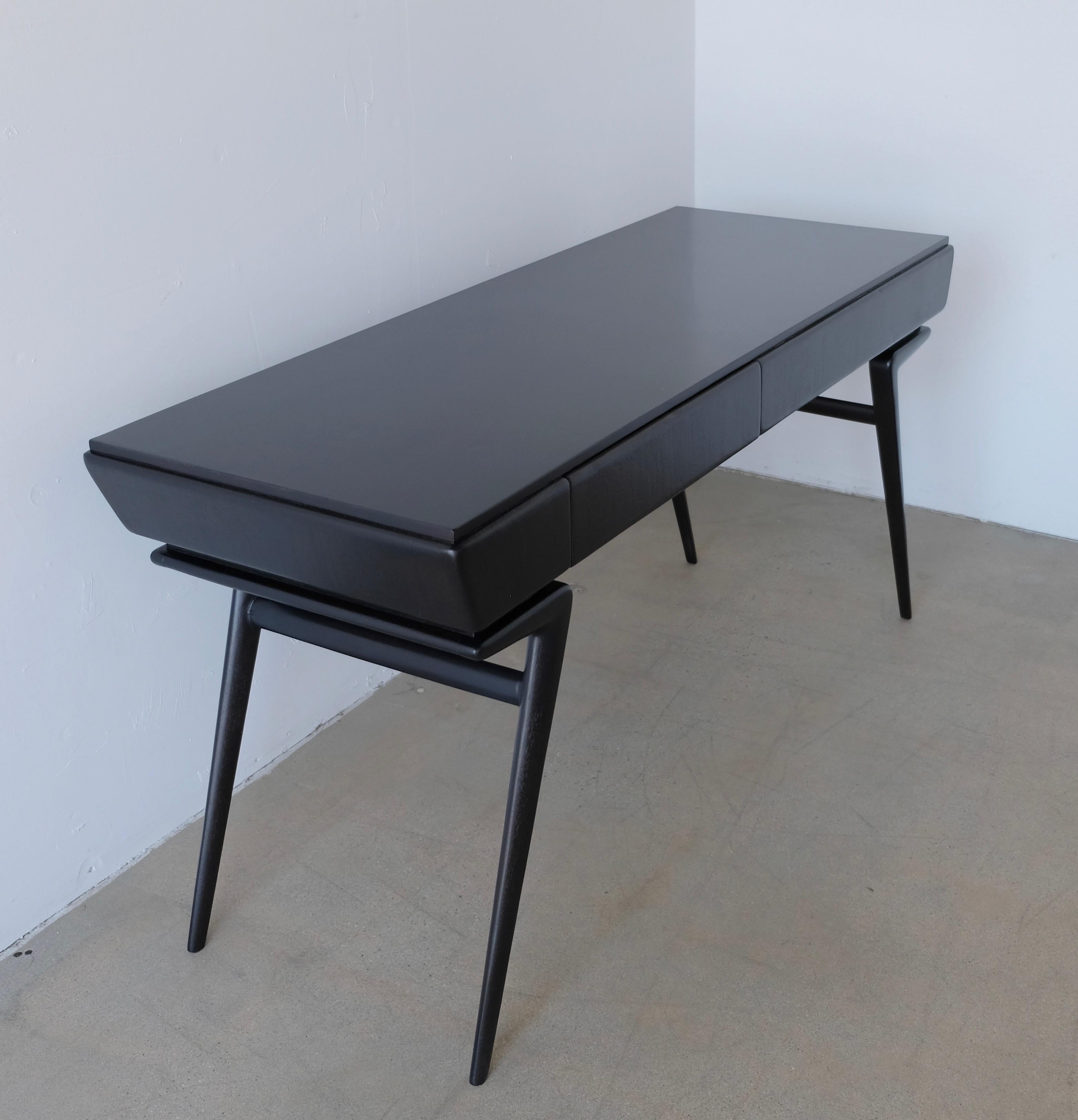 Mid-Century Modern Italian Ico Parisi Style Ebonized Desk