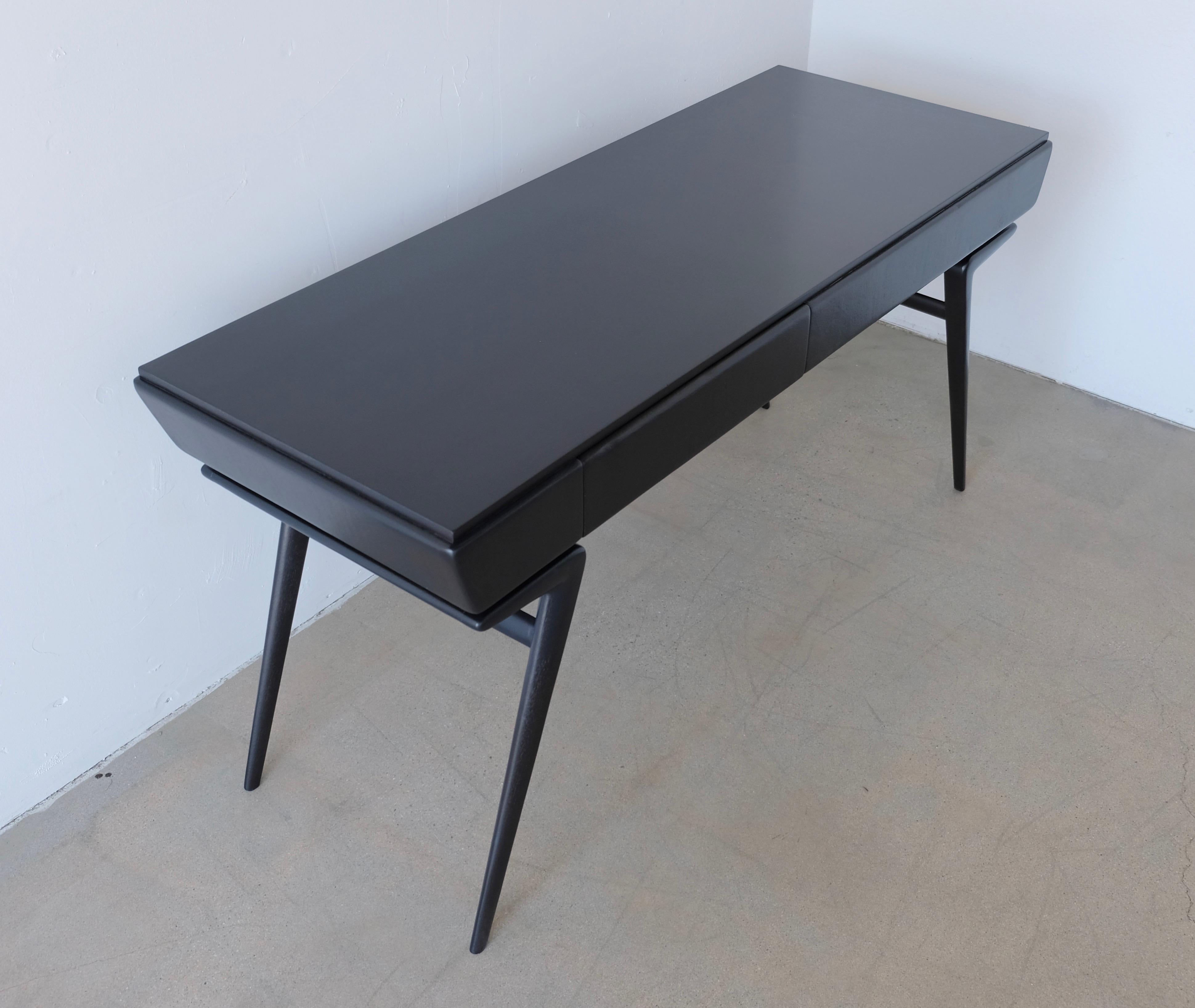 American Italian Ico Parisi Style Ebonized Desk
