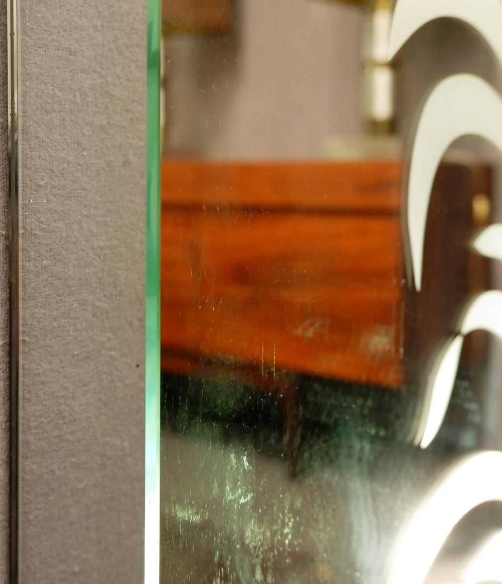 Italian Illuminated Coat Rack Mirror - 1960s For Sale 4
