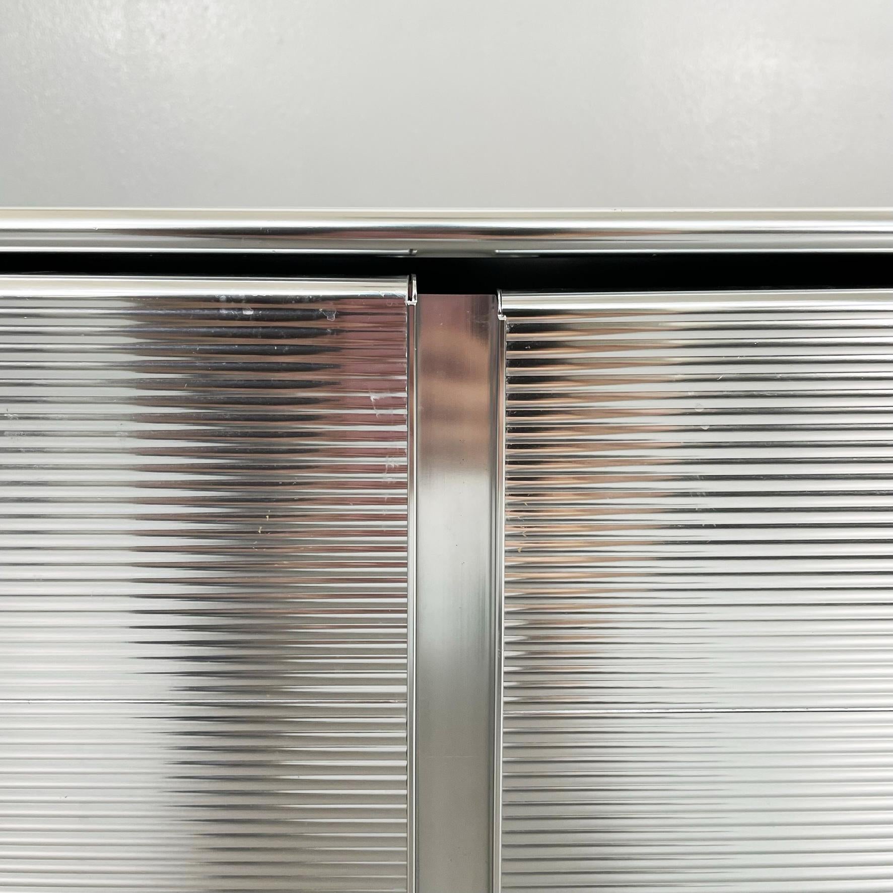 Italian Industrial Aluminium Sideboard Velasca by Cozza Mascheroni Ycami, 1990s 4