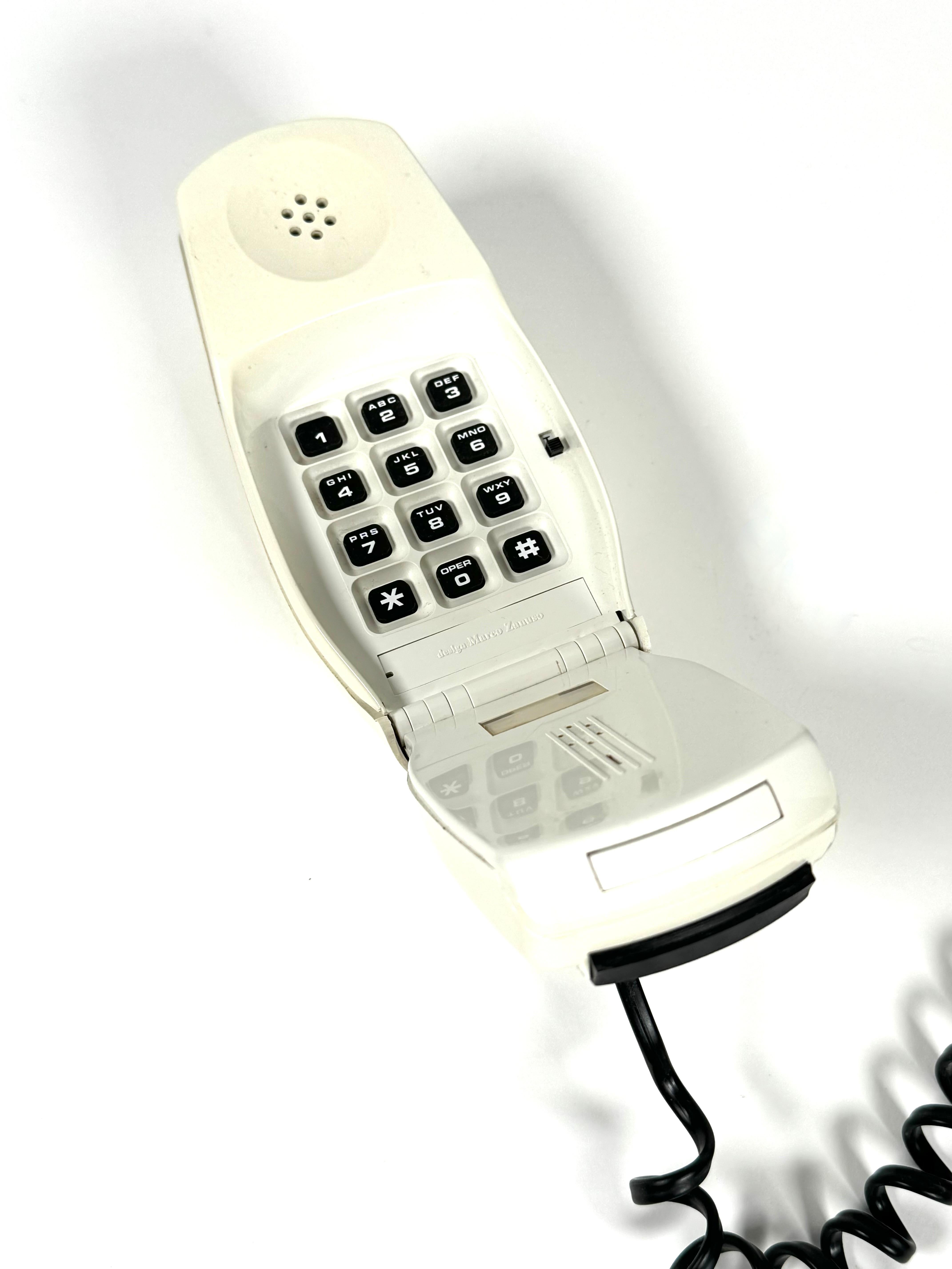Mid-Century Modern Italian Industrial Design Grillo Flip Phone Marco Zanuso For Sale