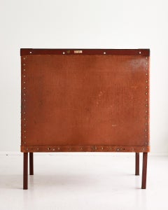 Italian Industrial Hamper Accented with Nailheads, Milan, 20th Century