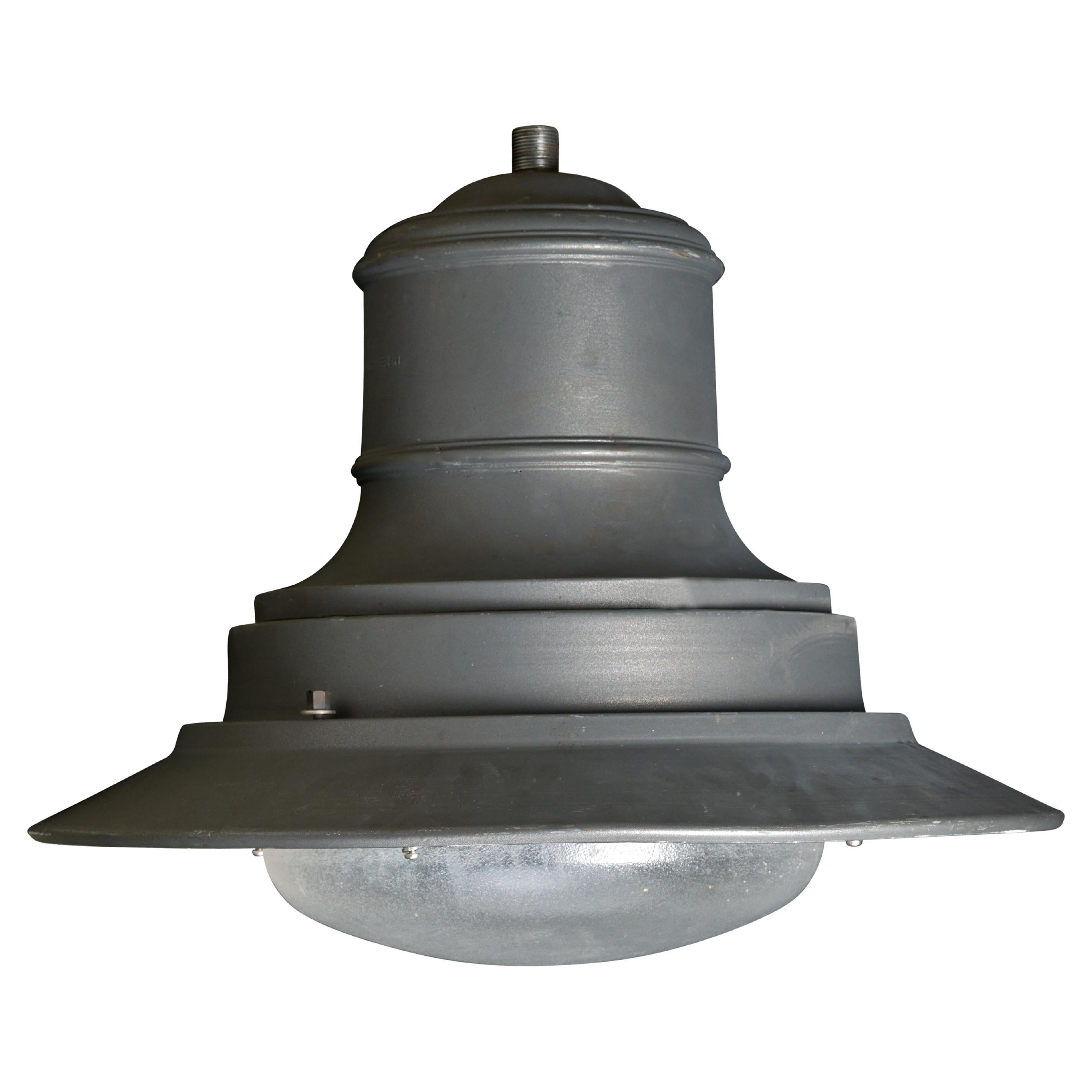 Italian Industrial Light Fixture With Cool Design For Sale