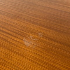 Italian Industrial Metal and Wood Desk with Drawers, 1970s