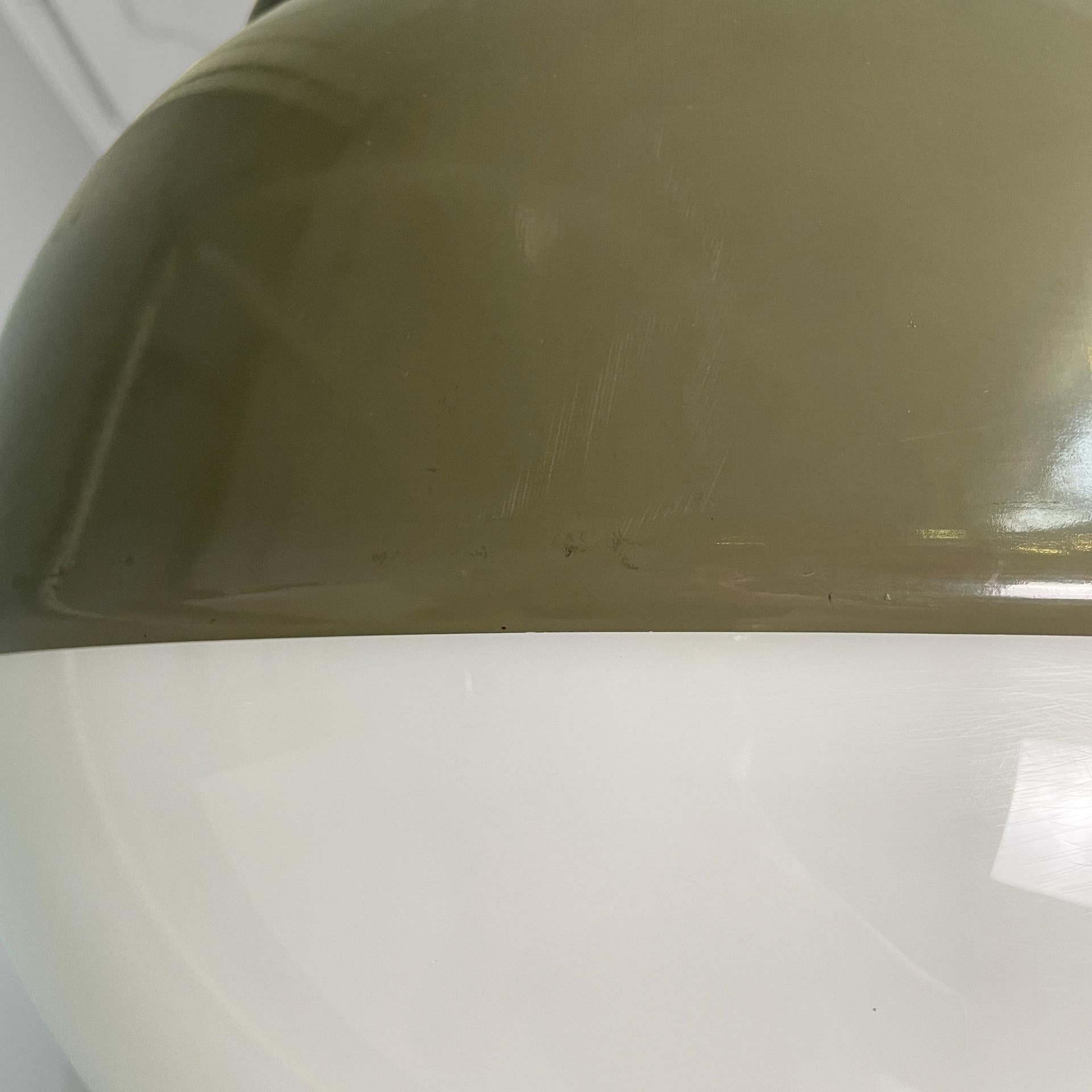 Lampadario industriale italiano in metallo Genova 4053 di Torlasco per Greco, anni '60 in vendita 7