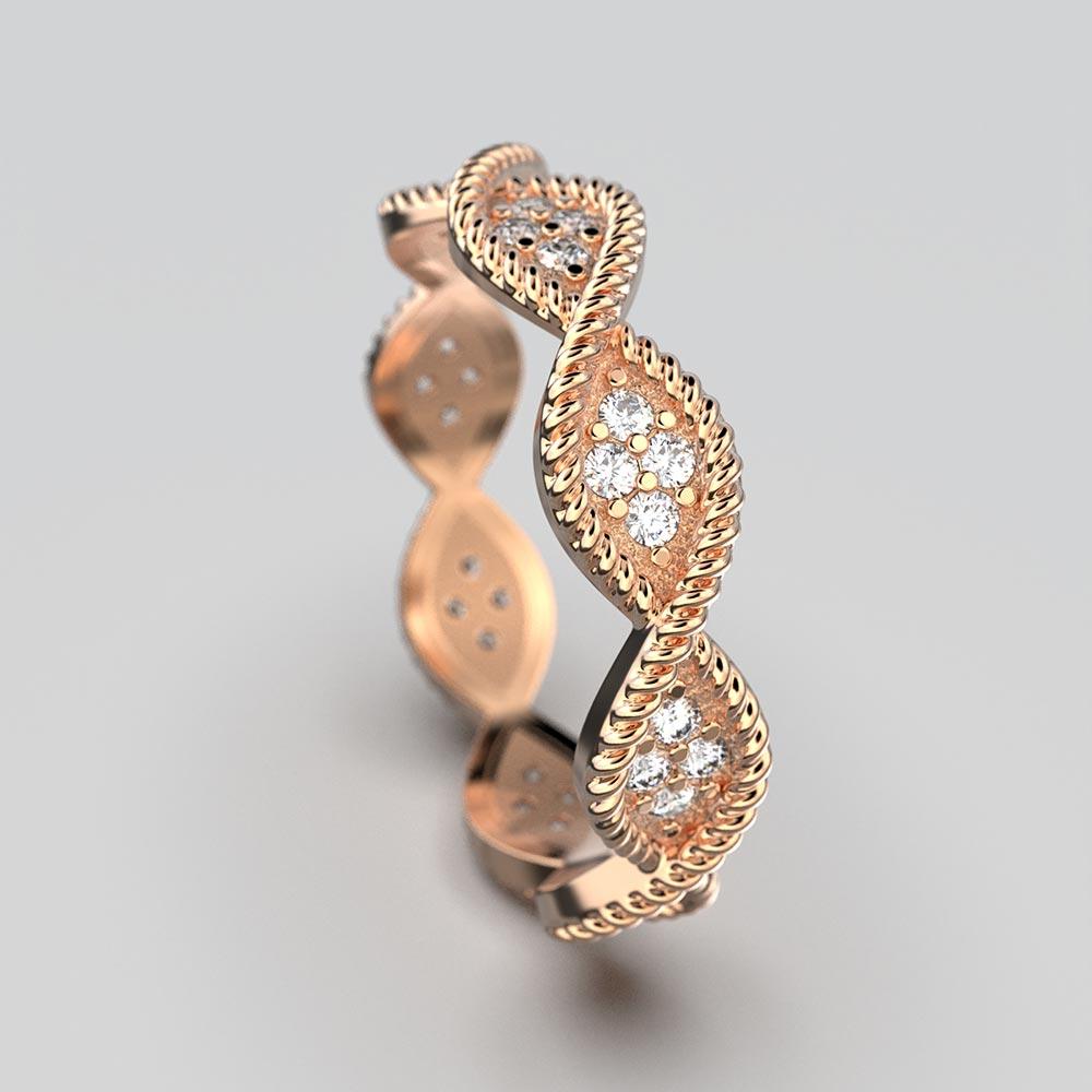 En vente :  Bracelet italien Infinity en or 18 carats fabriqué en Italie par Oltremare Gioielli 7