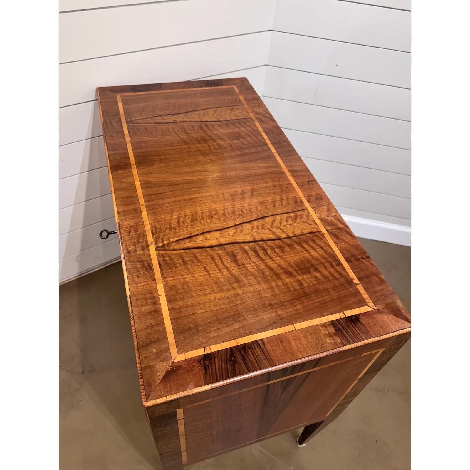 Wood Italian Inlaid Chest of Drawers For Sale