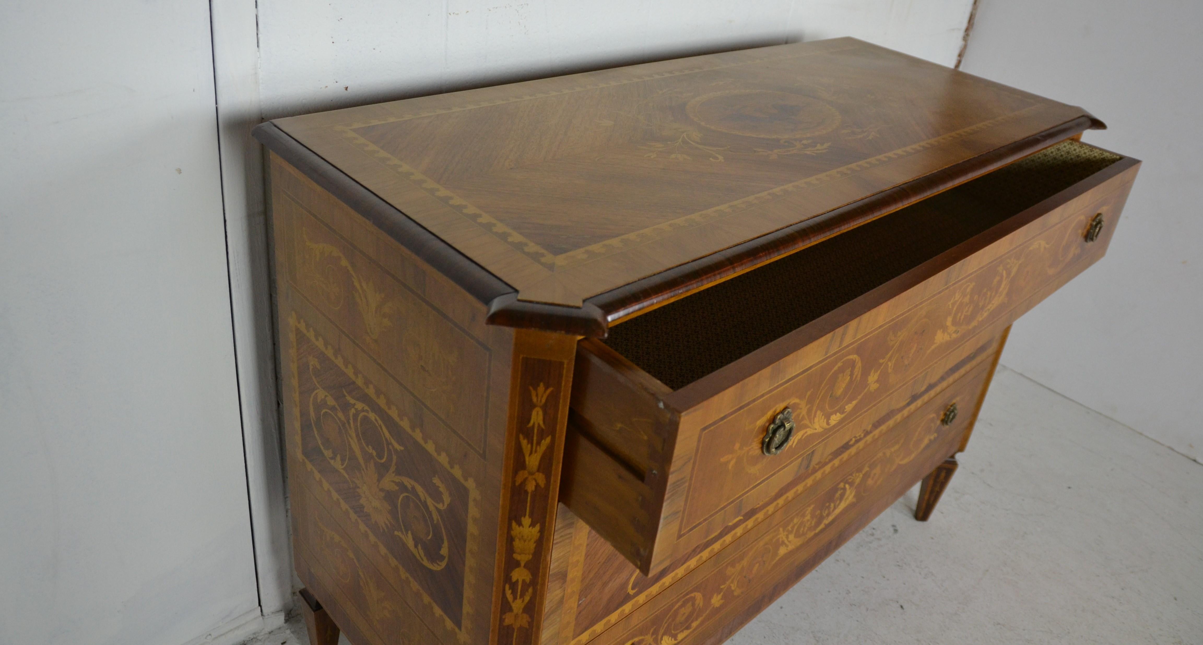 Italian Inlaid Chest of Drawers 2