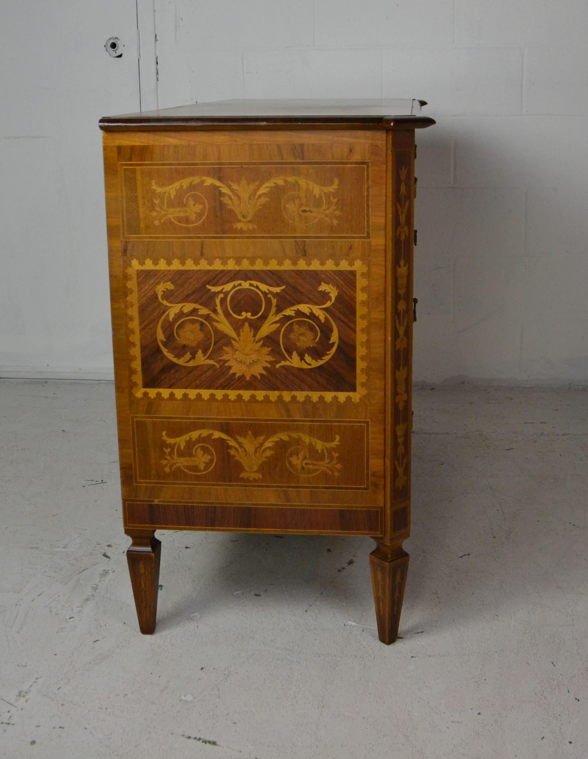Italian Inlaid Chest of Drawers 3